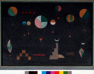 Flach tief door Wassily Kandinsky